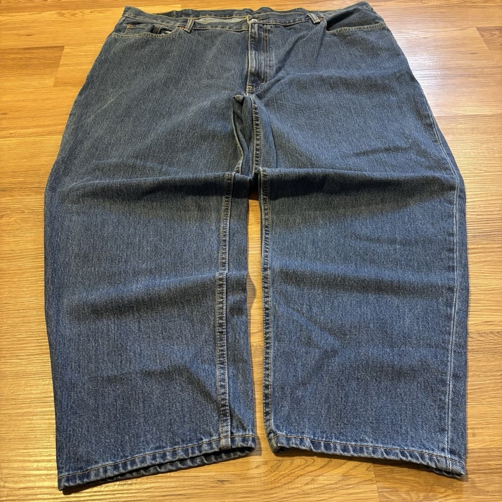 Levis 560 Jeans Men's 46x29 Blue Denim Loose Fit Taper Medium Wash Cotton Casual